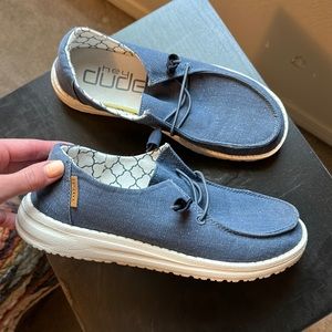 Denim Sparkly Hey Dudes